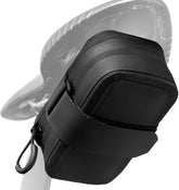 Cycle Pack Under Seat,Water-Resistant Cycle Saddle Bag - 0.8L Under Seat Pouch Water-Resistant Saddle Bag Pannier Sack Wedge Pack